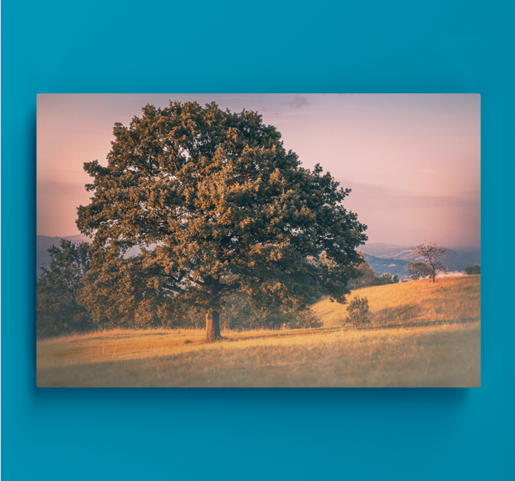 Majestic oak tree canvas wall art - TenStickers