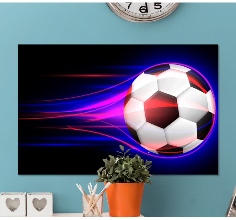 Multicolor fire ball home canvas prints - TenStickers