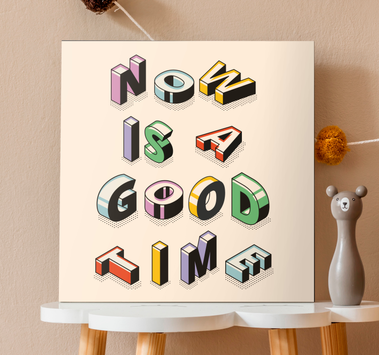 Quote canvas inspirational text artwork - TenStickers
