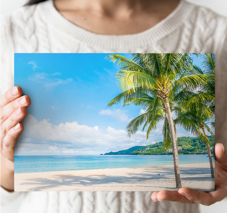 Summer sunshine aesthetic  landscape canvas - TenStickers