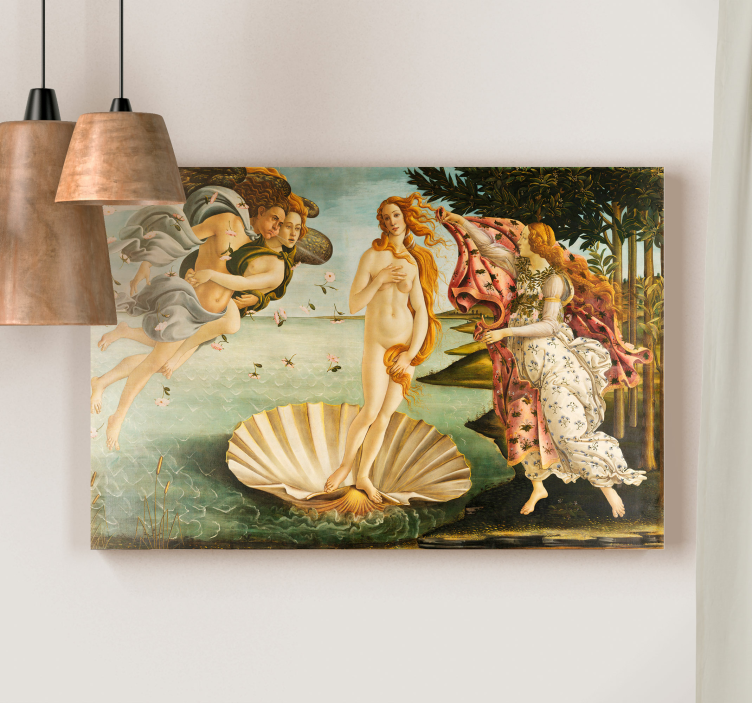  Birth of Venus canvas print art - TenStickers