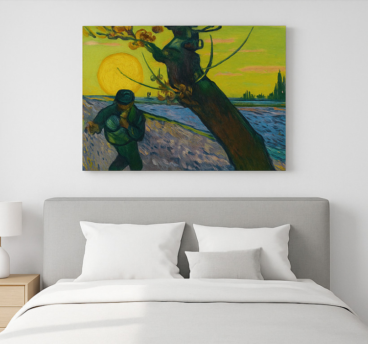 The Sower Van Gogh canvas art - TenStickers