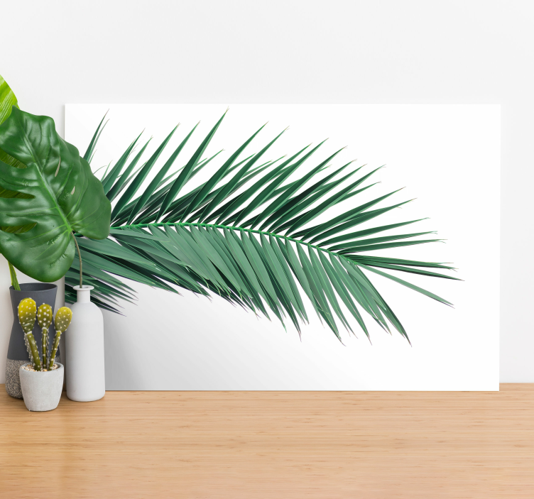 Tropical Plant Leaf canvas prints - TenStickers