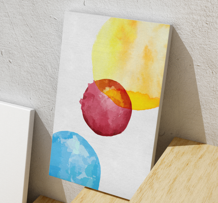 Vibrant Abstract Orbs abstract wall art  1 - TenStickers