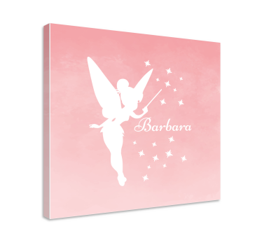 Customizable name fairy canvas prints - TenStickers