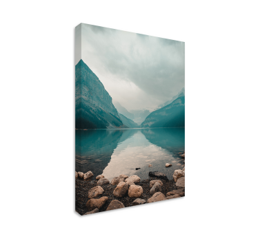 Peaceful water landscape canvas wall art - TenStickers