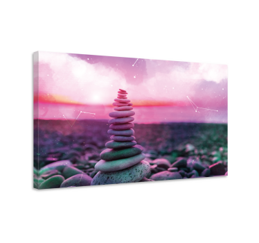 Zen stones zen canvas wall art - TenStickers