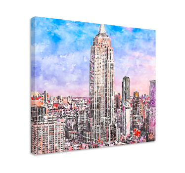 Ciudades New York City skyline prints - TenStickers