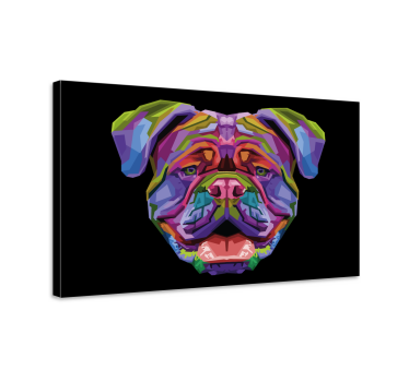 full color modern dog dog canvas pictures - TenStickers