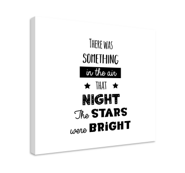 Song Lyrics something in the air Music canvas wall art - TenStickers