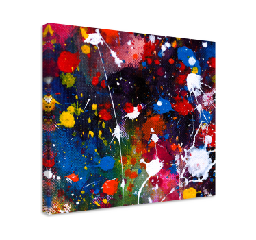 Acrylic paint canvas art - TenStickers