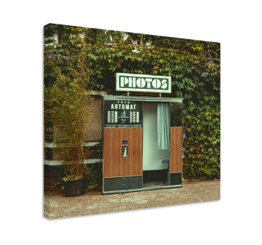 Green old fotoautomat vintage wall prints - TenStickers