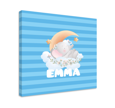 Cocktail canvas dreaming of sleeping elephants - TenStickers