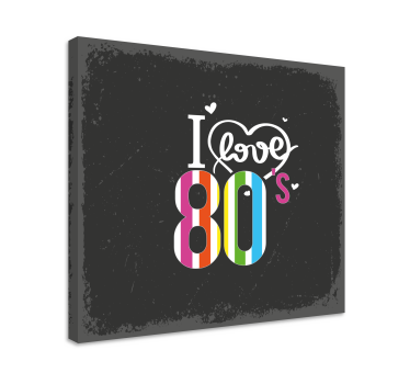 I love the 80s vintage wall prints - TenStickers