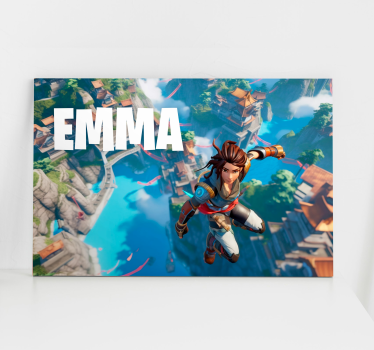 Jump into the void framed gaming wall art - TenStickers
