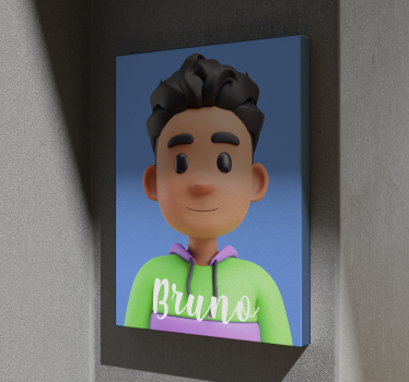Your Avatar personalised wall canvas print - TenStickers