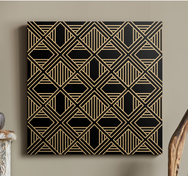 Art deco Great Gatsby style pattern wall prints - TenStickers