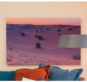 Desert dunes serenity landscape canvas - TenStickers