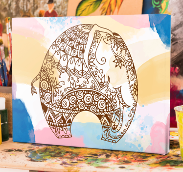 Elephant wallart decorative elephant artwork - TenStickers