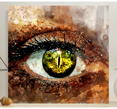 Elephant wallart mystical eye capture - TenStickers