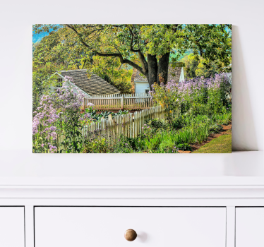 Landscape canvas charming garden path - TenStickers