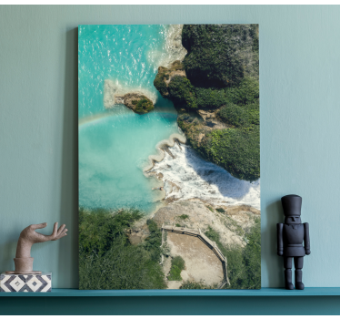 Landscape canvas coastal serenity - TenStickers