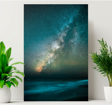 Landscape canvas milky way radiance - TenStickers