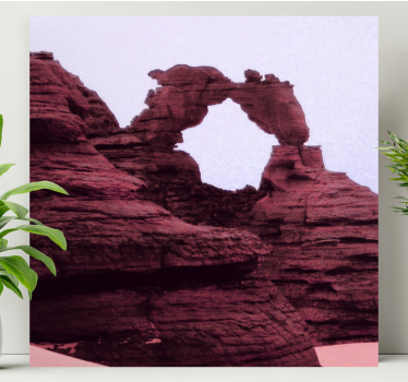 Landscape canvas natural rock arch artwork - TenStickers