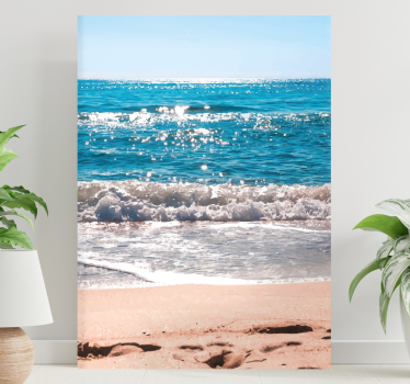 Landscape canvas seaside serenity - TenStickers