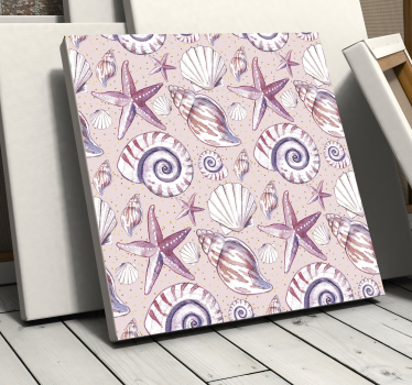Sea Life Sea life canvas wall art - TenStickers