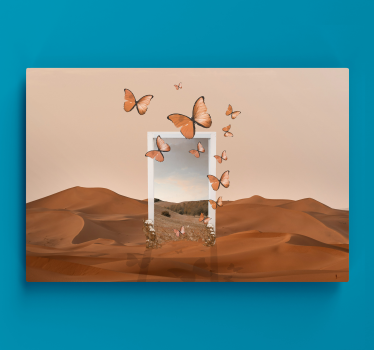 surreal desert landscape canvas art - TenStickers