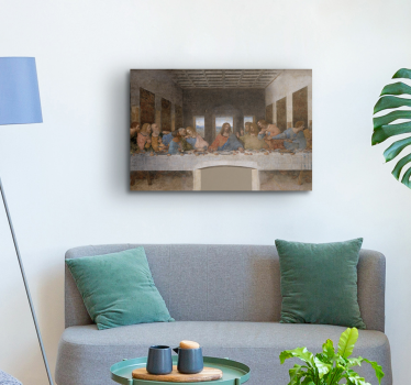 The last supper painting canvas art print - TenStickers