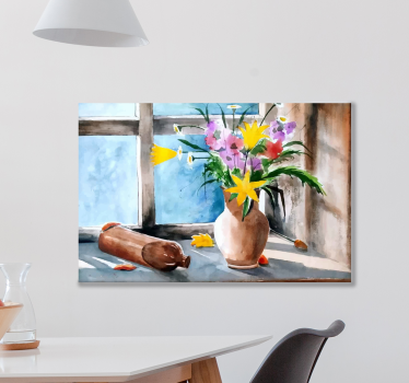 Vintage kitchen plants canvas art - TenStickers