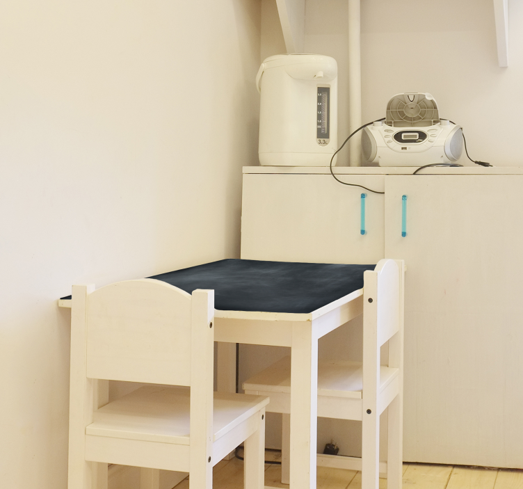 Chalkboard Piece Table Sticker - TenStickers