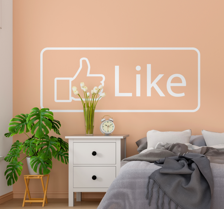 Like Facebook business sticker - TenStickers