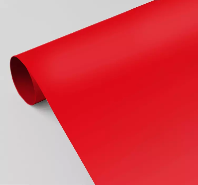 Red plain color vinyl sheet - TenStickers