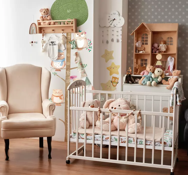 Stars nursery wall sticker - TenStickers