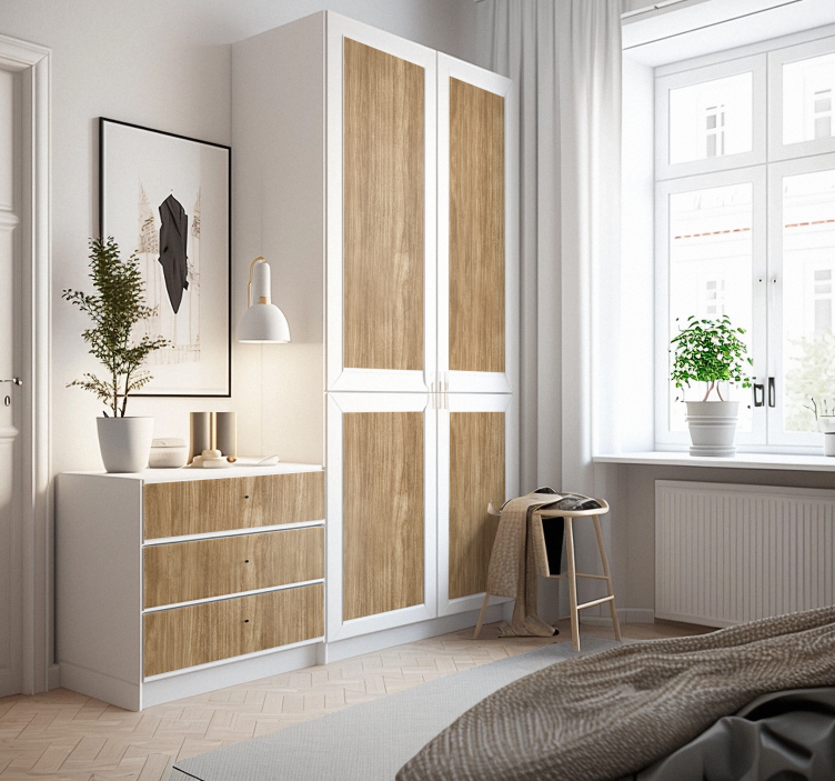 Wood veins furniture decal - TenStickers