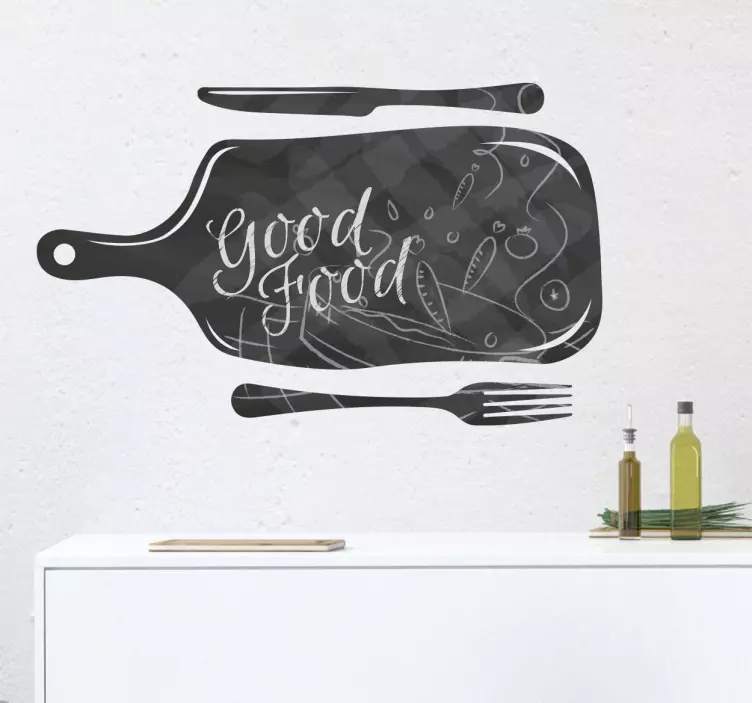 Meal writing surface sticker - TenStickers