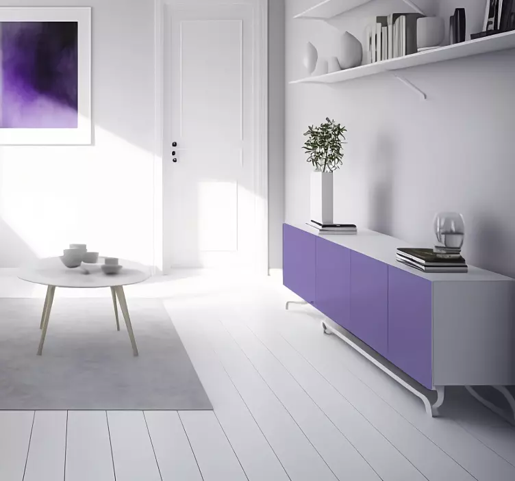 Light purple furniture decal  - TenStickers