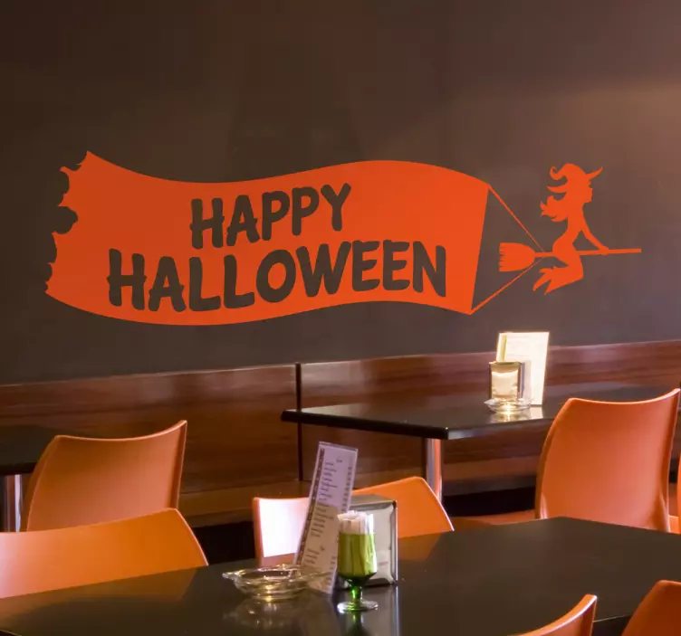 Happy Halloween Wall Sticker - TenStickers