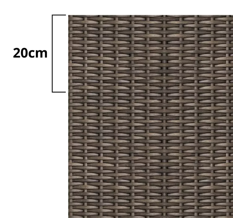 Woven Rattan = Woven Rattan furniture decal  3600 - TenStickers