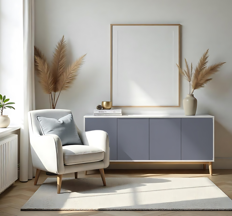 Matte Neutral Gray plain sticker - TenStickers