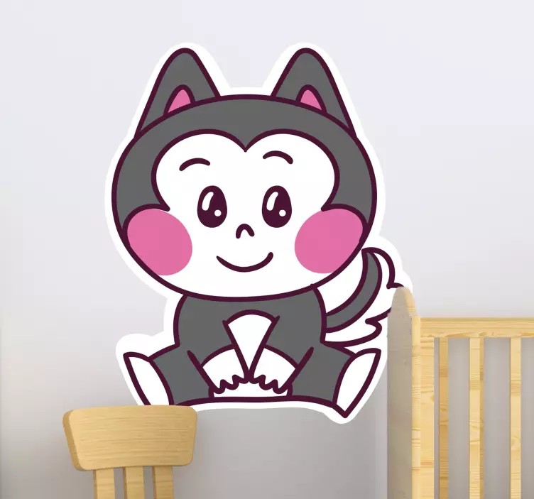 Adorable Animal Figure wall stickers for kid - TenStickers