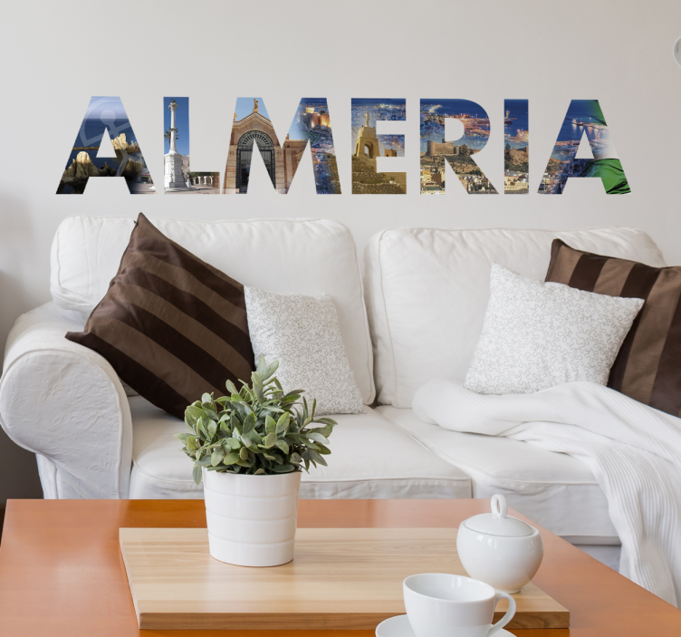 Almeria viewpoints wall sticker - TenStickers