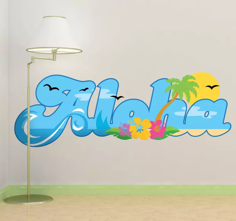 Aloha Wall Sticker - TenStickers