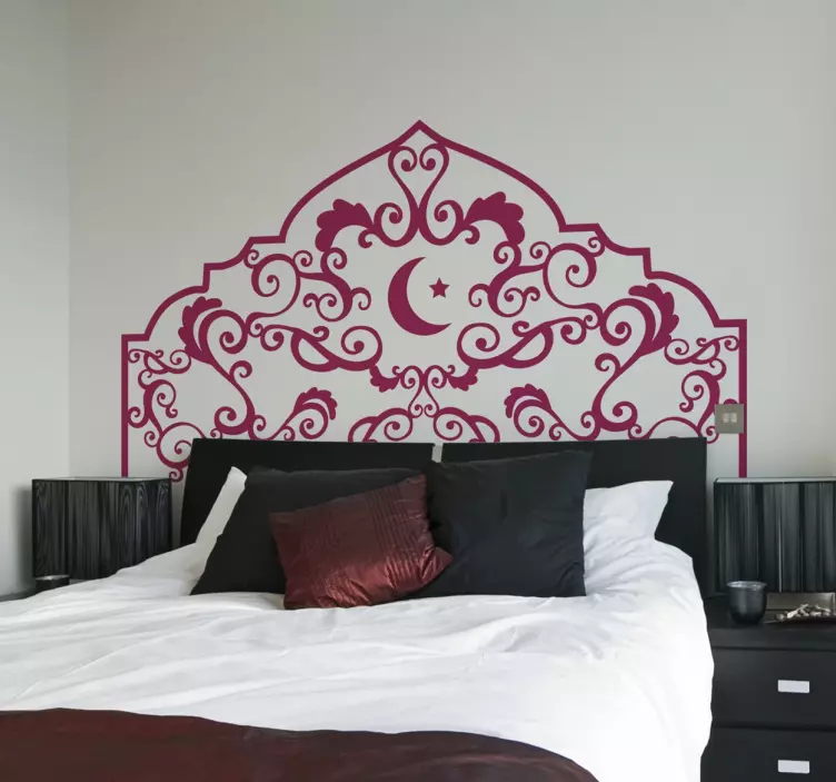 Arabic Headboard Sticker - TenStickers