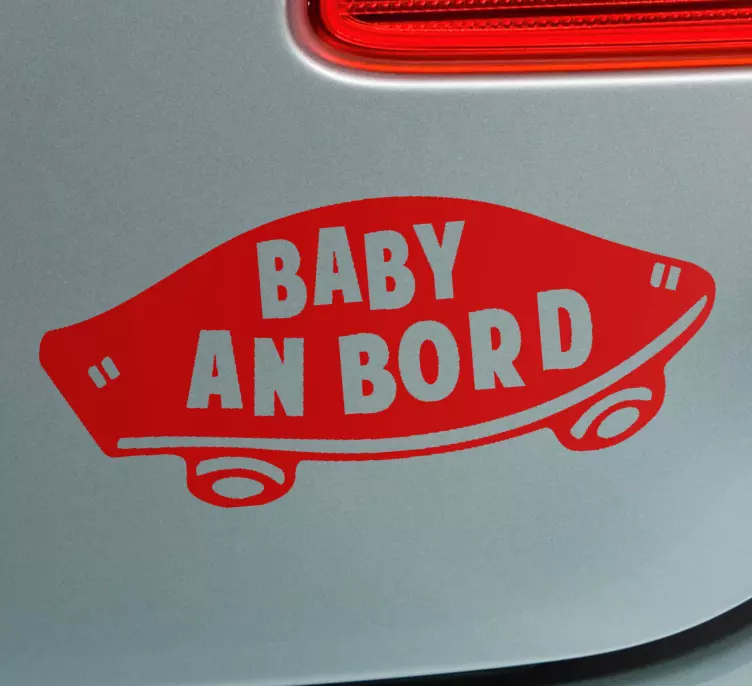 Baby on board sticker baby onboard notification - TenStickers