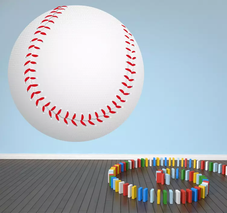 Baseball Wall Kids Sticker - TenStickers