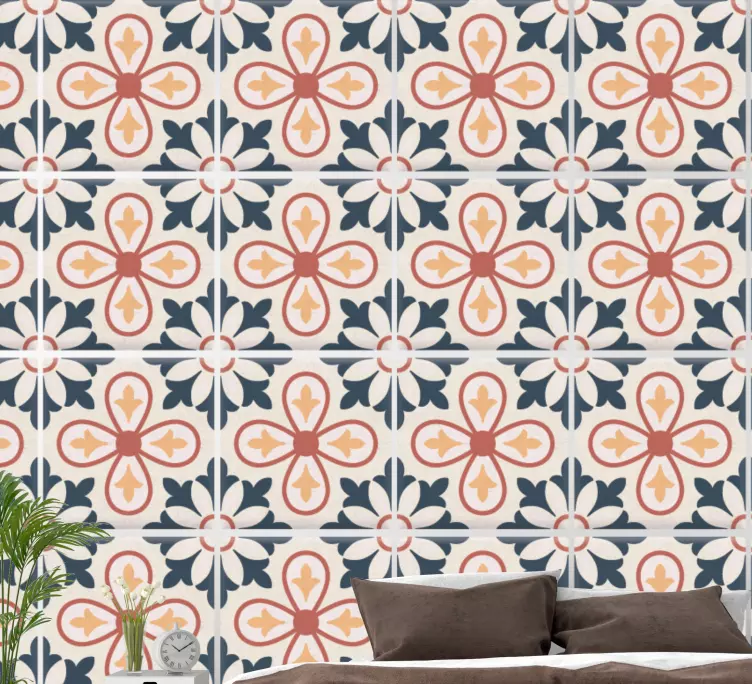 Big cement format  tile sticker - TenStickers